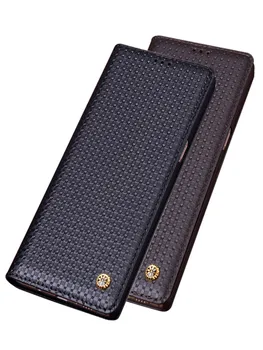 Luxusné Originálne Reálnom Kožené Magnetické Telefón puzdro Pre LG K51/LG K51S/LG K42/LG K41S Kryt Závesu Prípade Stojan Funda Capa