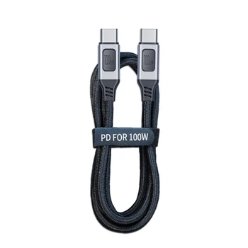 100W USB C do USB C Kábel USB Typu C 5A Rýchle Nabíjanie Kábel pre MACBOOK Pro 2020/2019/2018, Pro 2020, pre Dell XPS