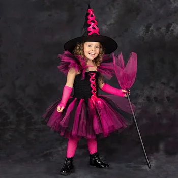 Halloween, Karneval, Party, Narodeniny Dospievajúce Dieťa Maškaráda Batoľa Čarodejnice Zdobiť Výkon Detí Oblečenie pre Party Oblečenie