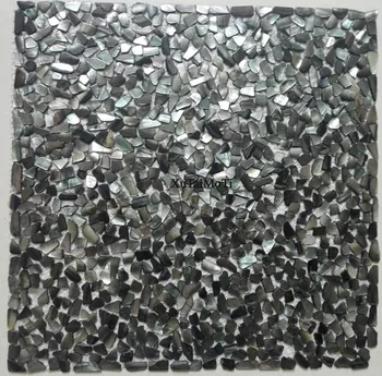 11pcs nepravidelné čierne pery shell mozaikové dlaždice perleť kuchyňu, kúpeľňu stenu backsplash tapeta pozadie sprcha dlaždice